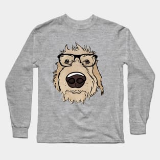 Smart Doodle Dog Woof Woof Long Sleeve T-Shirt